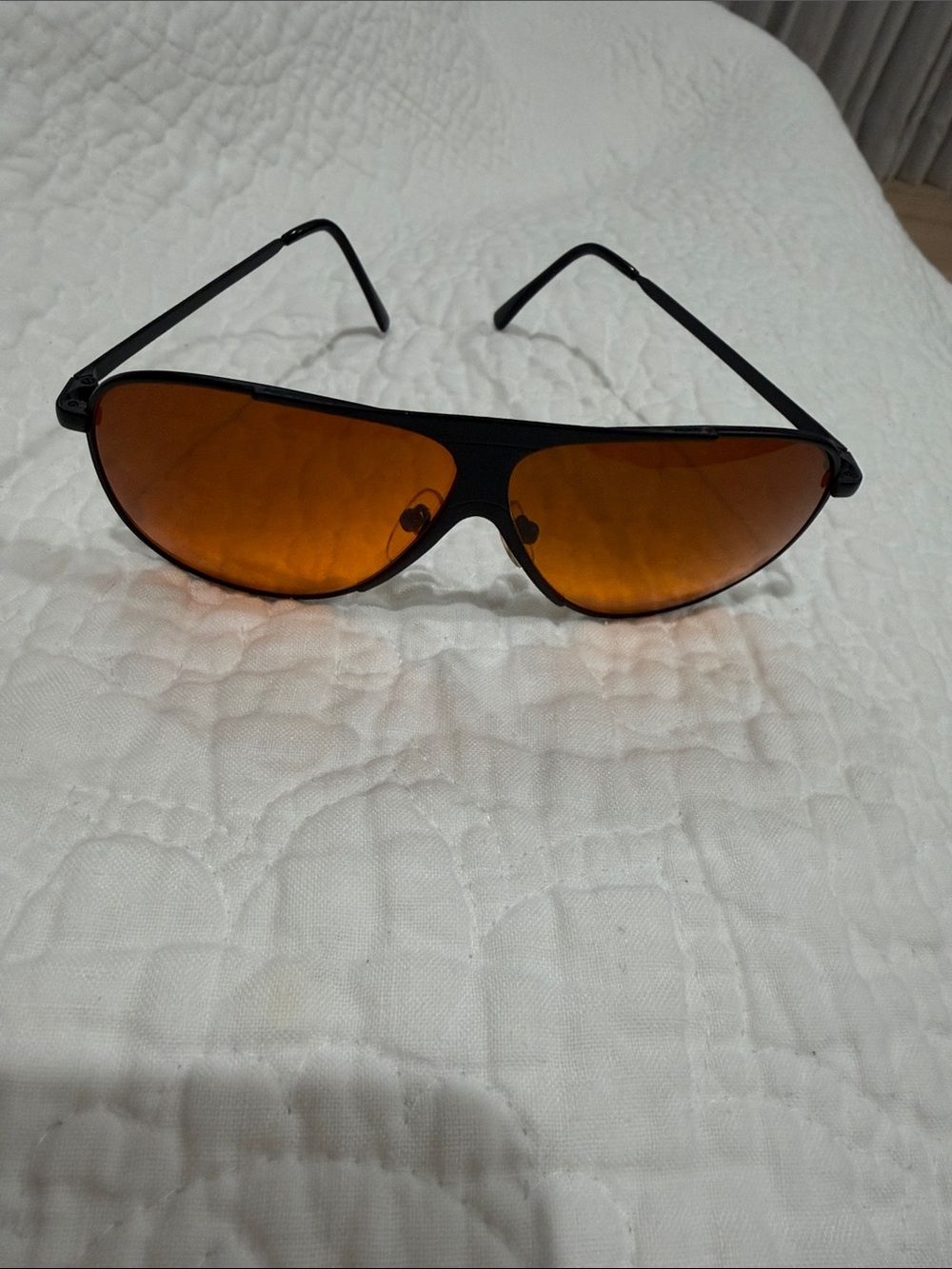Women’s Amber Lens Aviator Swim Sunglasses - Picture 2 of 6